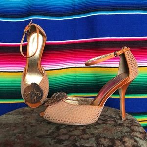 SALE Vince Camuto Imagine Peep Toe Ankle Strap Hee